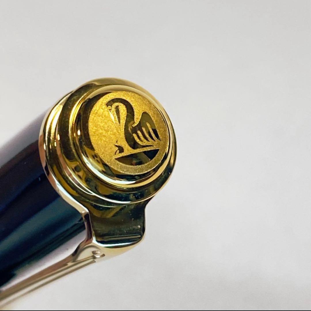 Pelikan 万年筆セット 青縞 M600 F