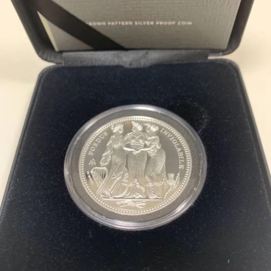 セントヘレナ スリーグレイセス クラウン復刻試鋳銀貨プルーフ 2021