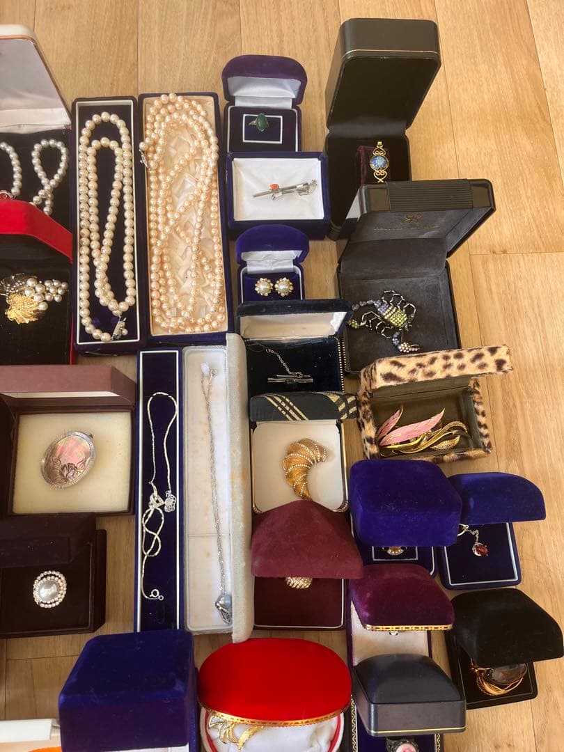 0118-2 遺品整理 ネックレス 指輪 ブローチ アクセサリー まとめ売り