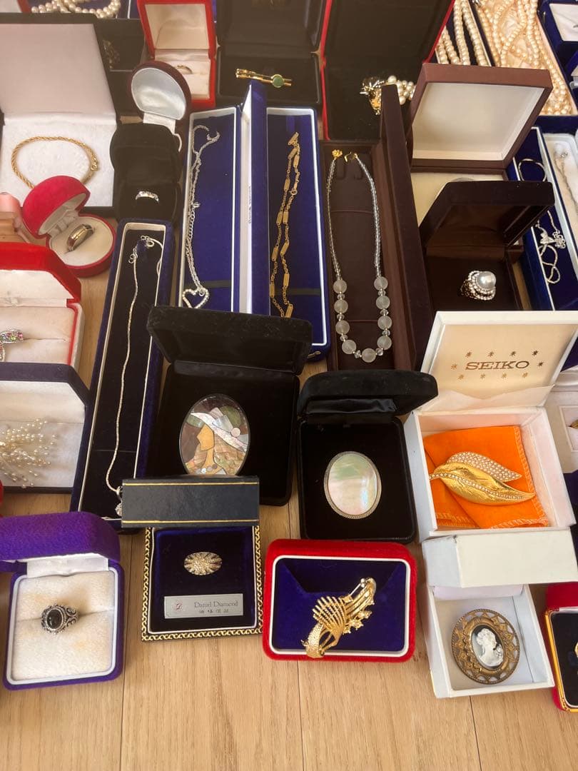 0118-2 遺品整理 ネックレス 指輪 ブローチ アクセサリー まとめ売り