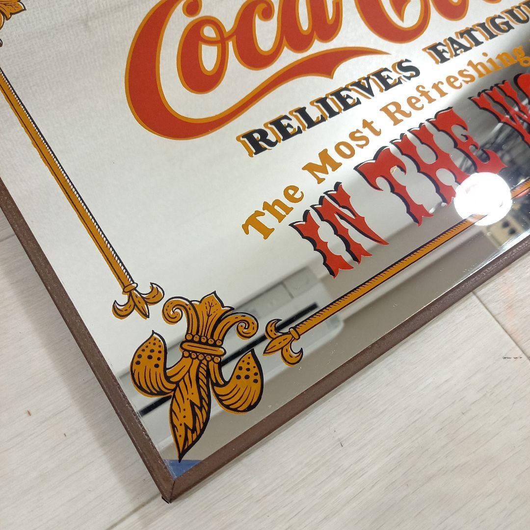 コカ・コーラ パブミラー アンティーク 昭和レトロ