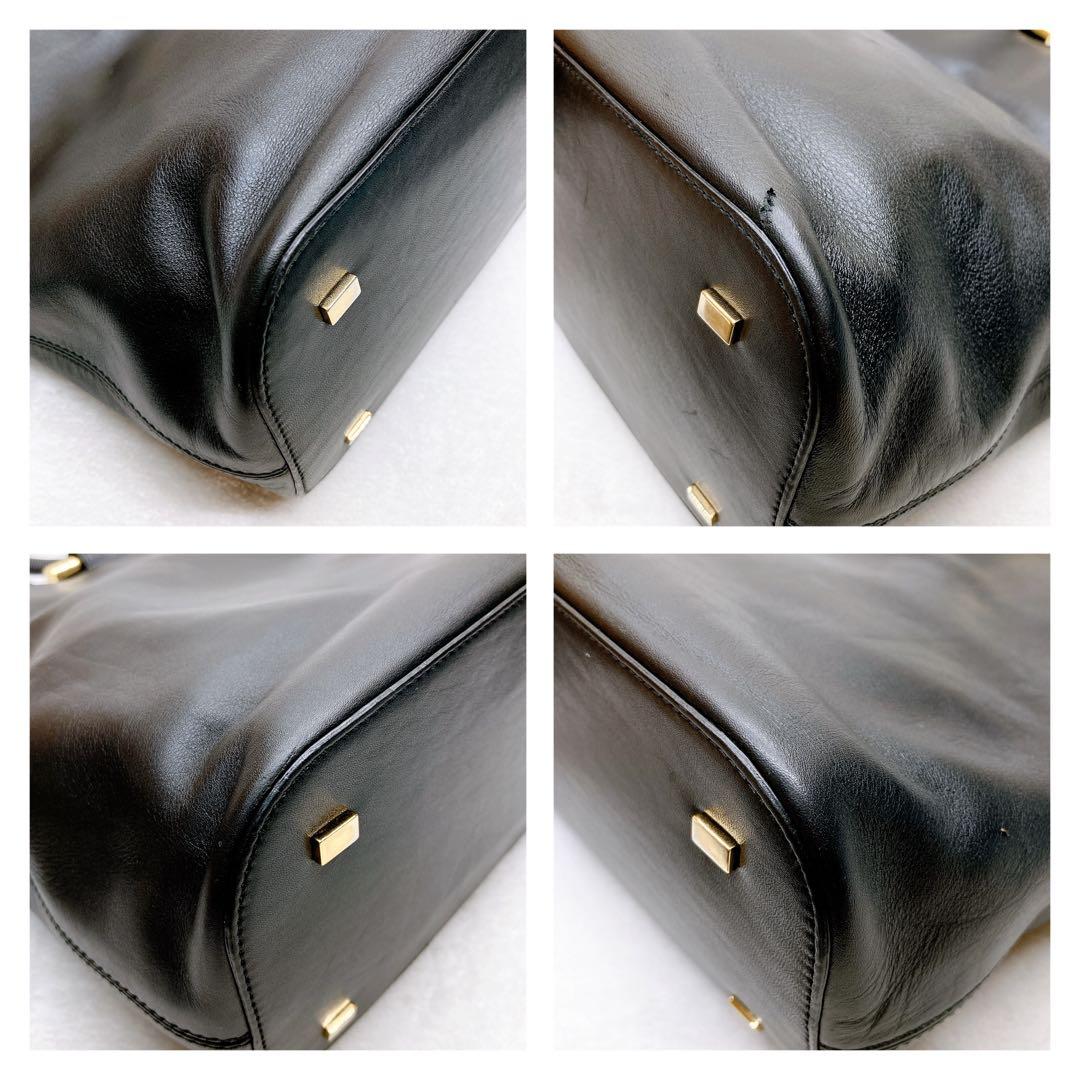 ✨綺麗✨CELINE セリーヌ サークルロゴ 2wayショルダーバッグ ブラック