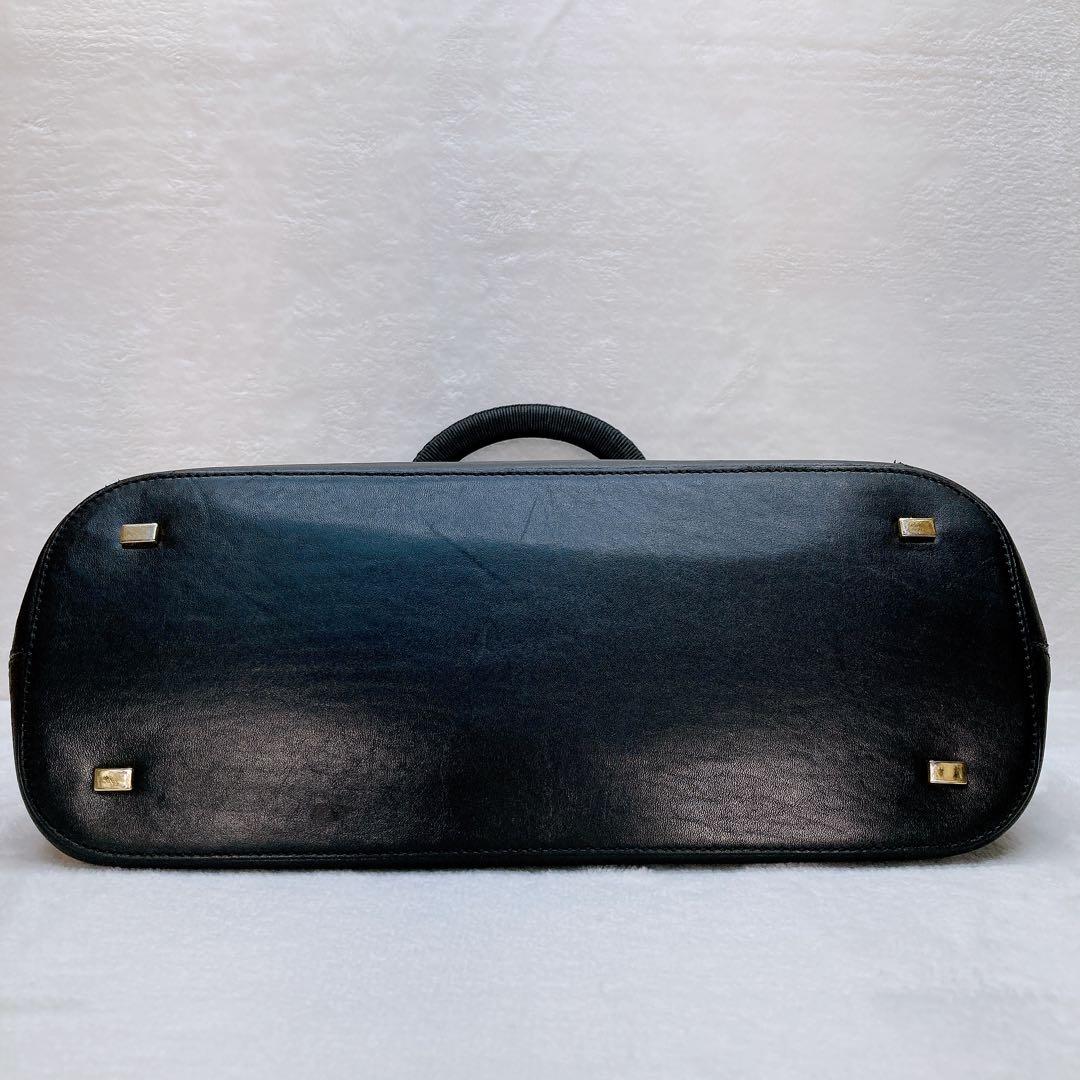 ✨綺麗✨CELINE セリーヌ サークルロゴ 2wayショルダーバッグ ブラック