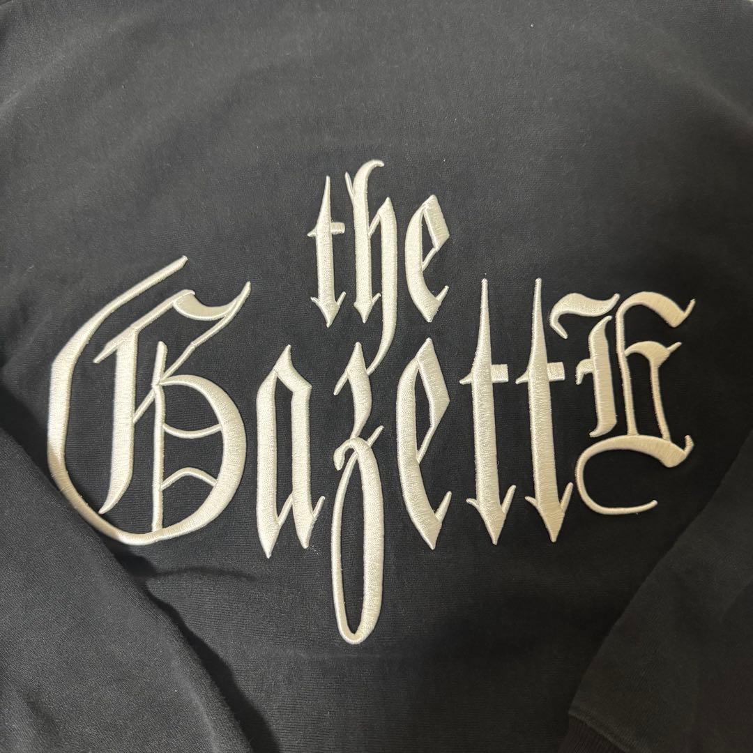 希少 the GazettE LOGO HOODIE BLACK X WHITE
