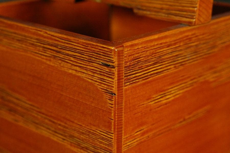 春慶塗 釣瓶 花生 象彦造 共箱(K-YC572)