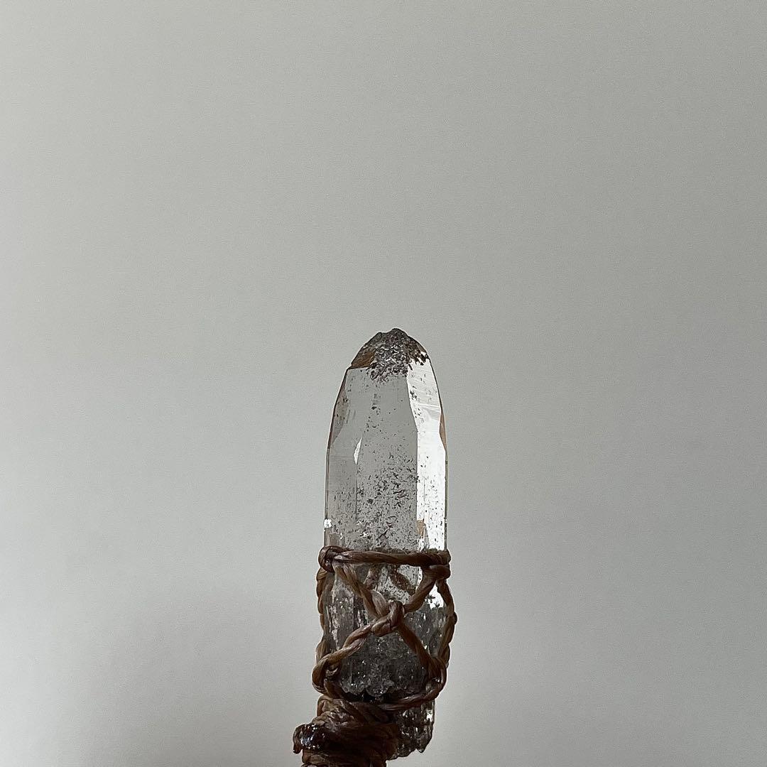 ヒマラヤ水晶 ガネッシュヒマール ＊ マクラメペンダント ネックレス 54