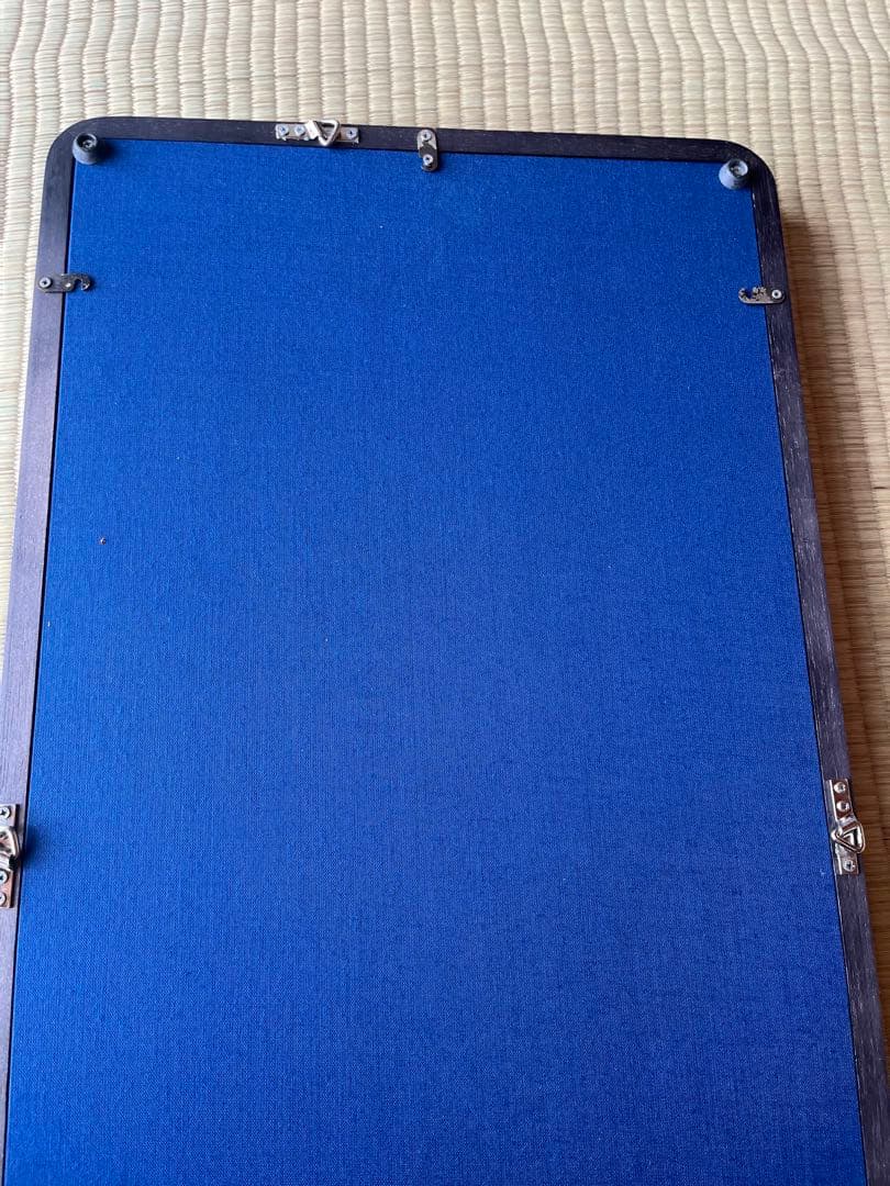 【未使用】書道用額縁　半切1/4 250 スミ丸黒塗り 浮N 額　書道　書