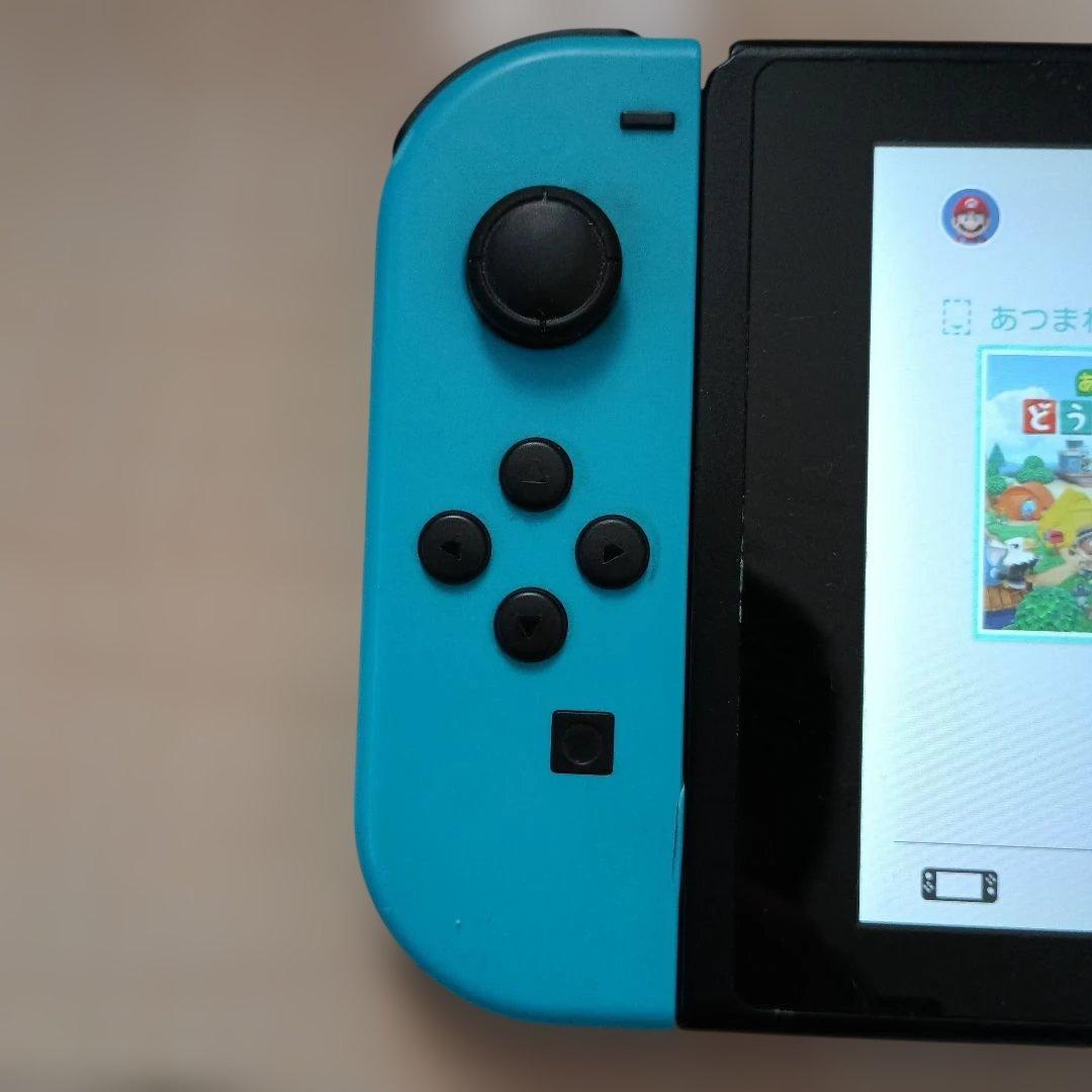 （ジャンク）　Nintendo Switch 本体、ネオンブルー、ネオンレッド