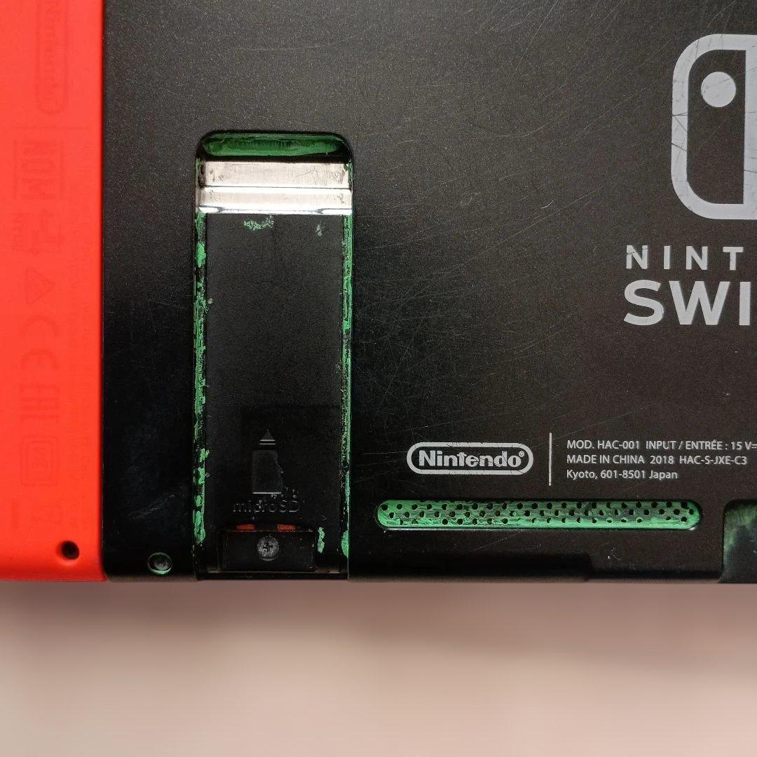 （ジャンク）　Nintendo Switch 本体、ネオンブルー、ネオンレッド