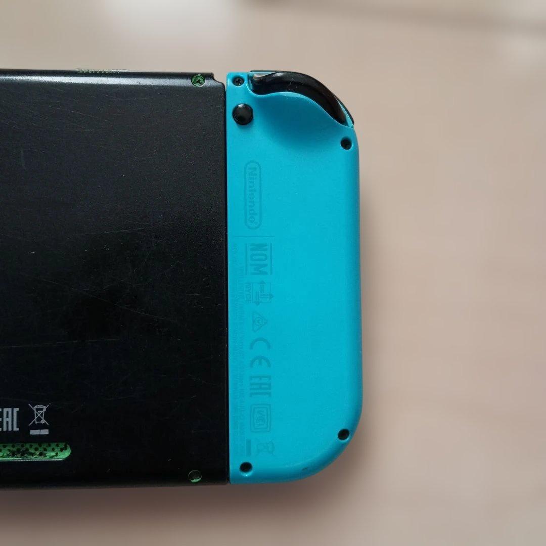 （ジャンク）　Nintendo Switch 本体、ネオンブルー、ネオンレッド