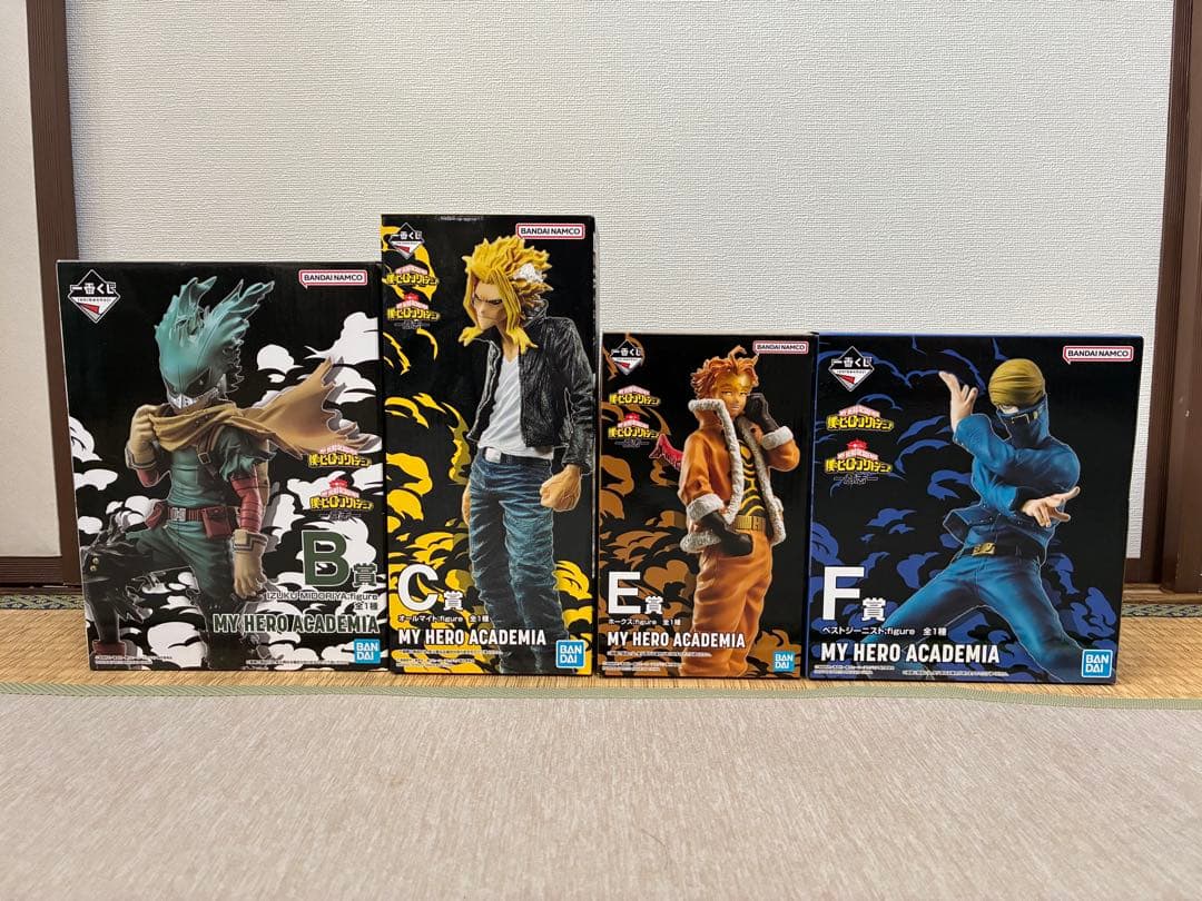 バラ売り可　僕のヒーローアカデミア 意思 1番くじフィギュア　B C E F