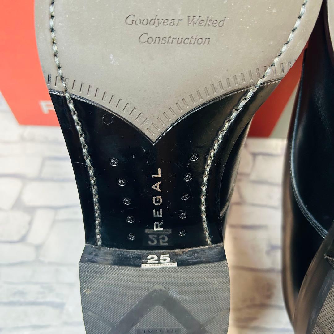 【日本製/未使用級】REGAL 08JR シングルモンクストラップ 25cm