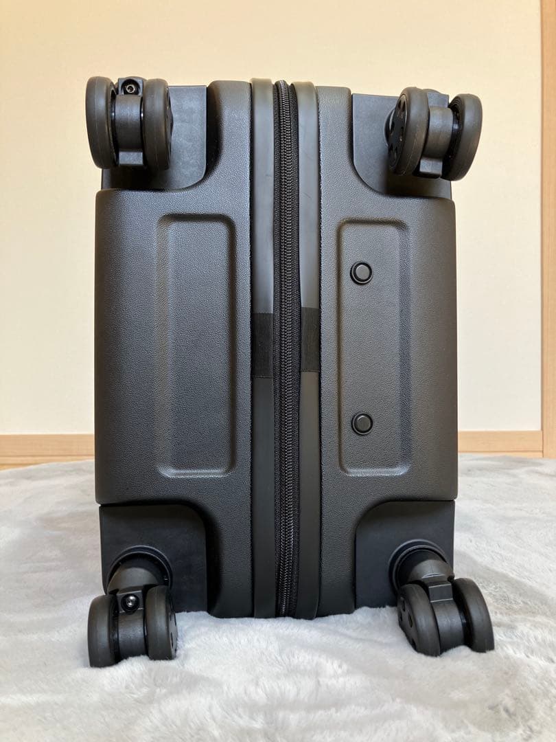 【未使用】無印良品　バーを自由に調節できる　フロントオープンキャリーケース