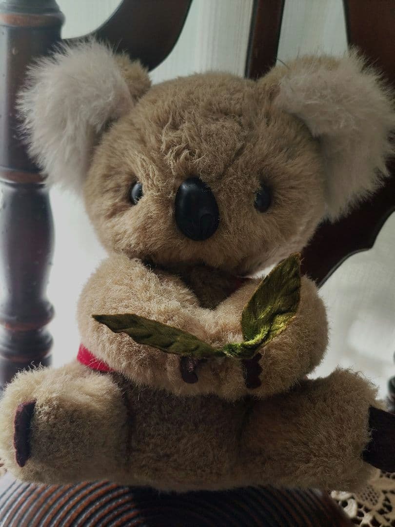 コアラ ぬいぐるみ　オルゴール　昭和レトロ　レトロぬいぐるみ　SANKYO