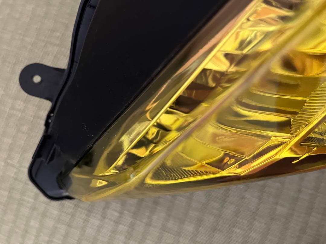 zx25r 純正ヘッドライト　加工　黄色