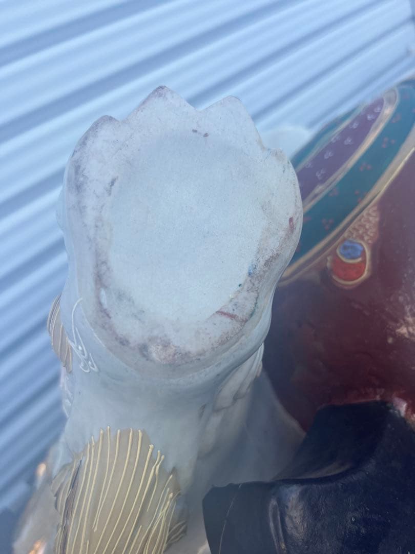 獅子の形状 陶器製装飾品