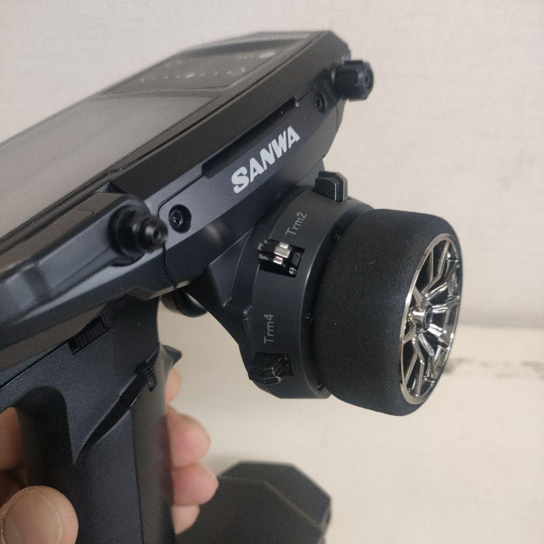 【使用少、美品】サンワM17プロポ、RX493受信機セット、プロポバック付き