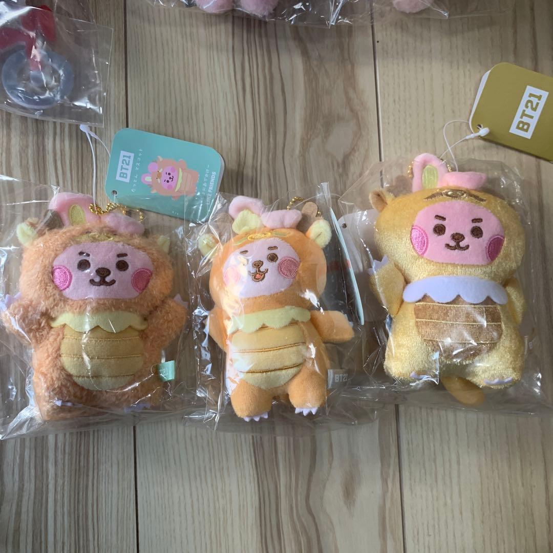 新品未開封　BT21 COOKY 公式ぬいぐるみ等まとめ売り　18個セット　レア