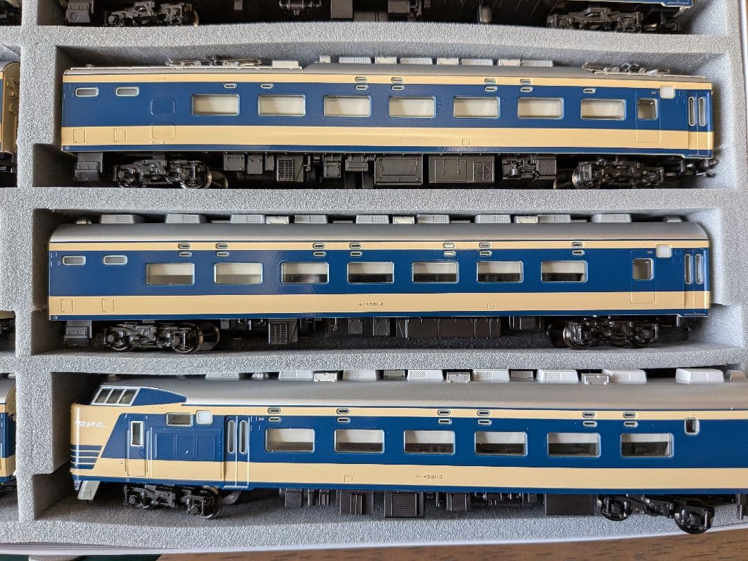 KATO【自作室内灯入り581/583系】10-1717等　計12両