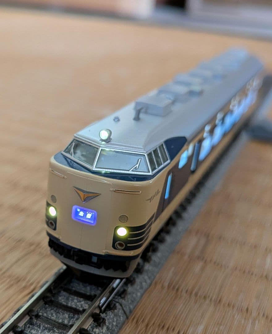 KATO【自作室内灯入り581/583系】10-1717等　計12両