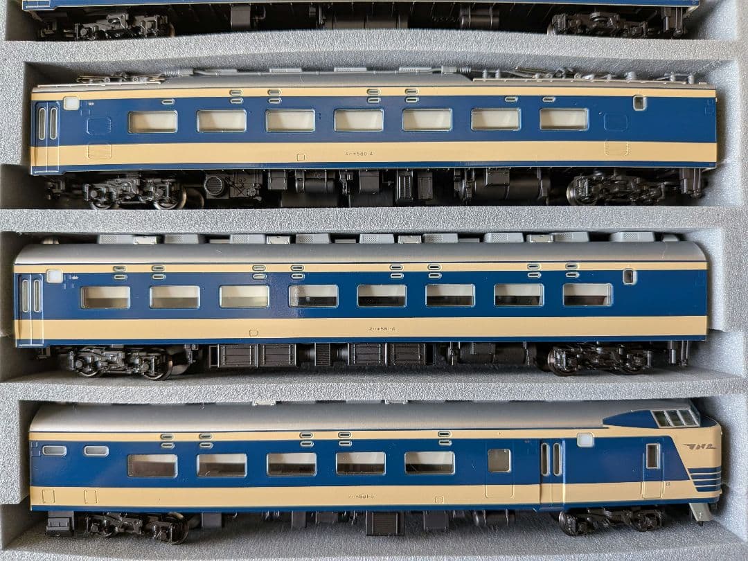 KATO【自作室内灯入り581/583系】10-1717等　計12両