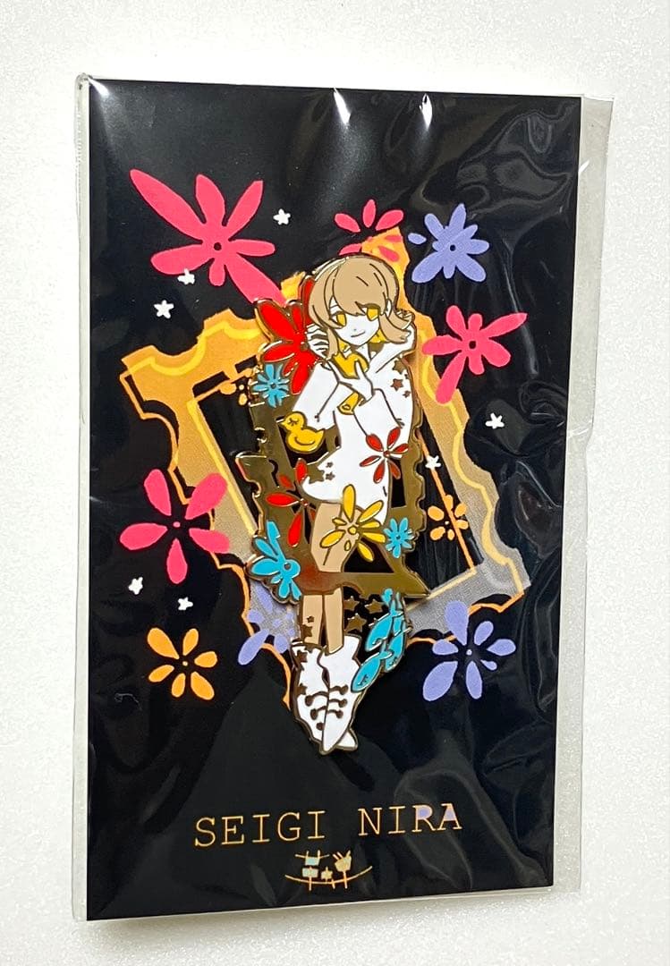 ニラちゃん ピンバッジ 全6種 ずっと真夜中でいいのに 革蝉初個展3原色の備忘録