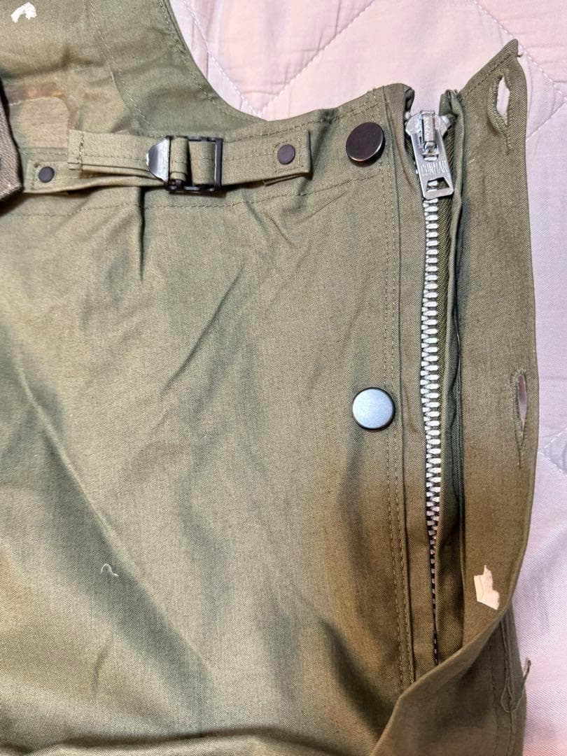 米軍 実物 N-2 デッキ レイン オーバーオール