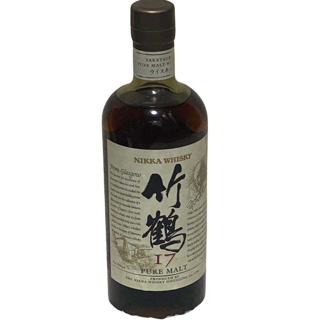 【新品未開封】ニッカ　竹鶴 17年 ピュアモルトウイスキー　旧ラベル箱入り