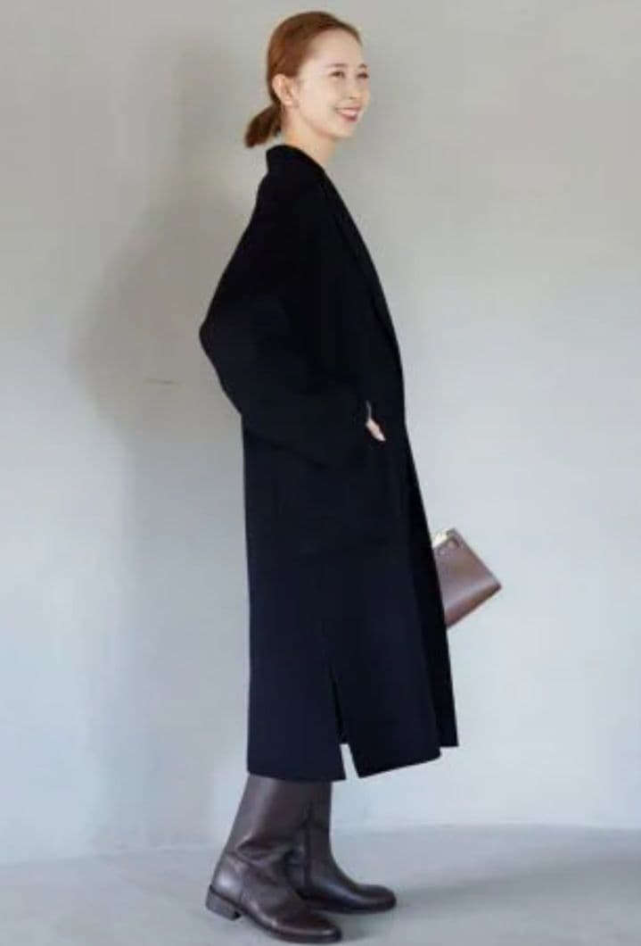 【人気】23年　スローブイエナ　ハミルトン　ダブルフェイスロングチェスターコート