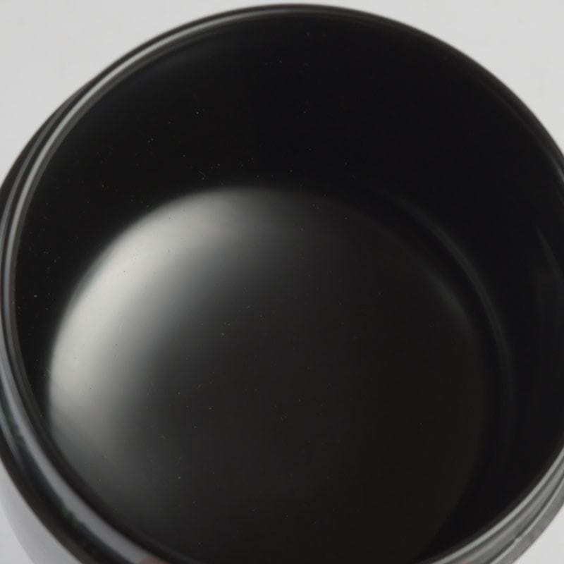 茶道具　山中塗　中村宗悦作　即中斎好写　蛍早苗蒔絵　雪吹棗　共布共箱　V9826