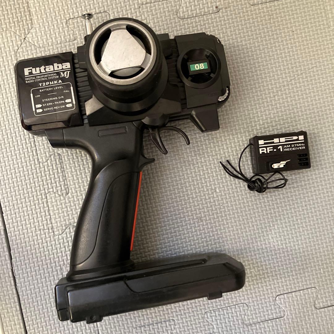 【値下げ可】tt01カーボンシャーシ　プロポ　受信機　サーボ付き