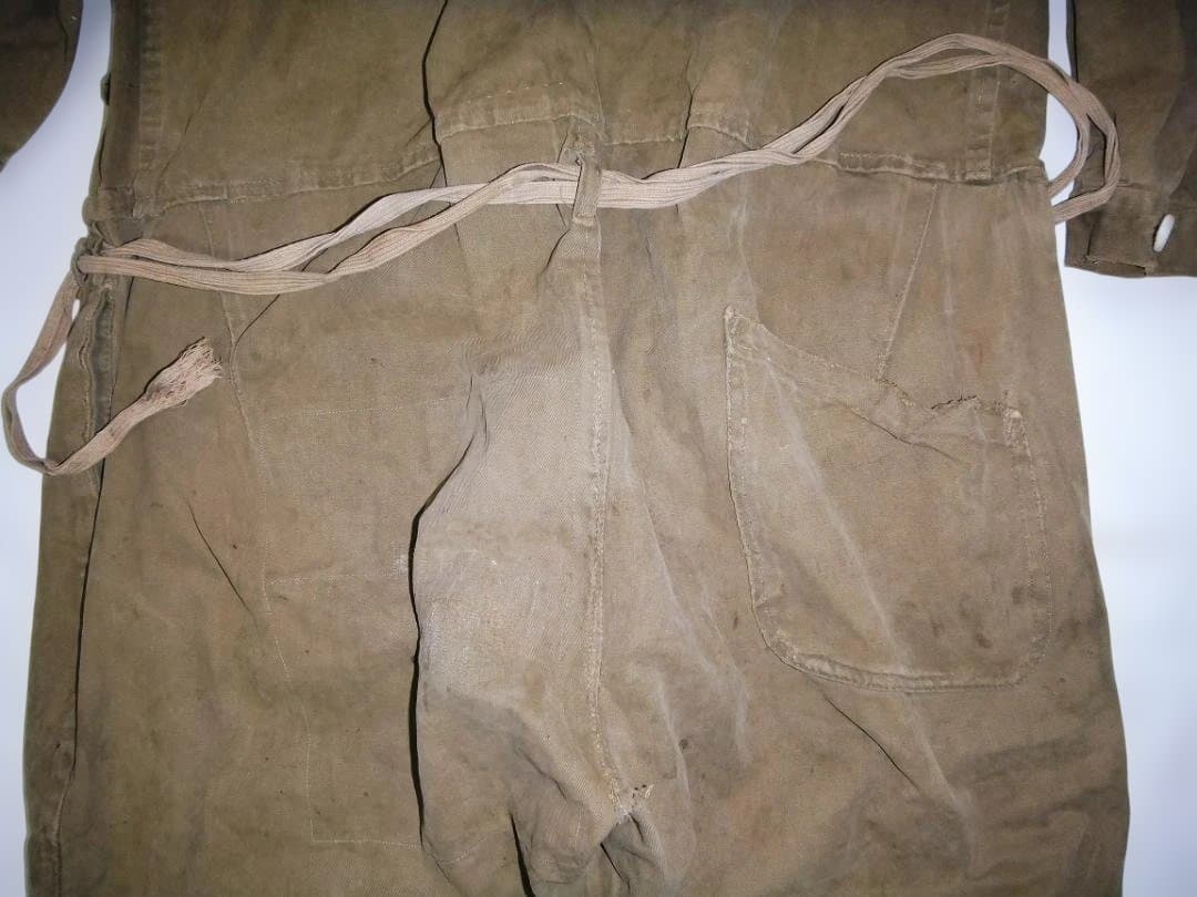 旧日本軍　陸軍？海軍？　戦闘服　作業着　ツナギ　制服　軍服