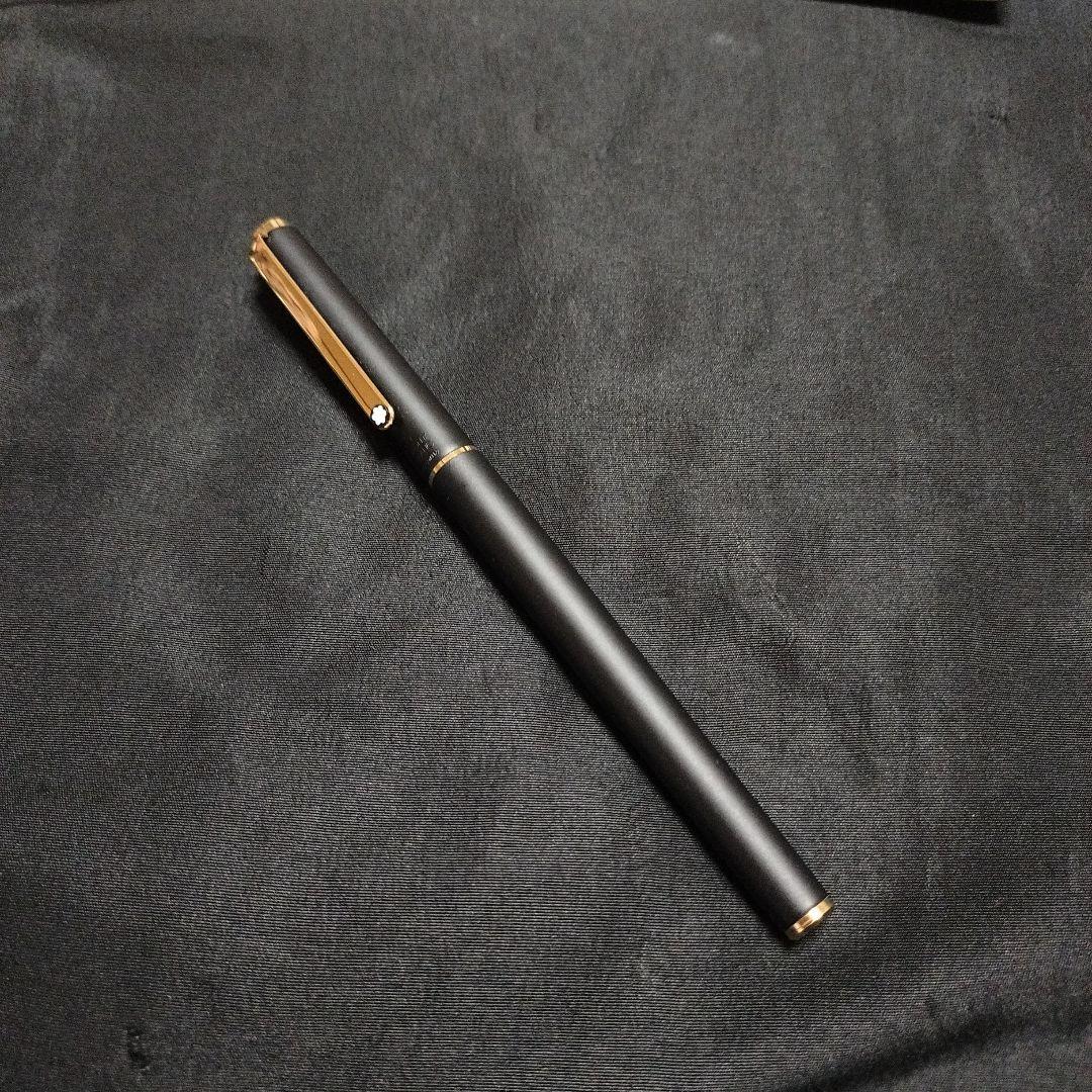 MONT BLANC ブラック 万年筆 インクカートリッジ付き