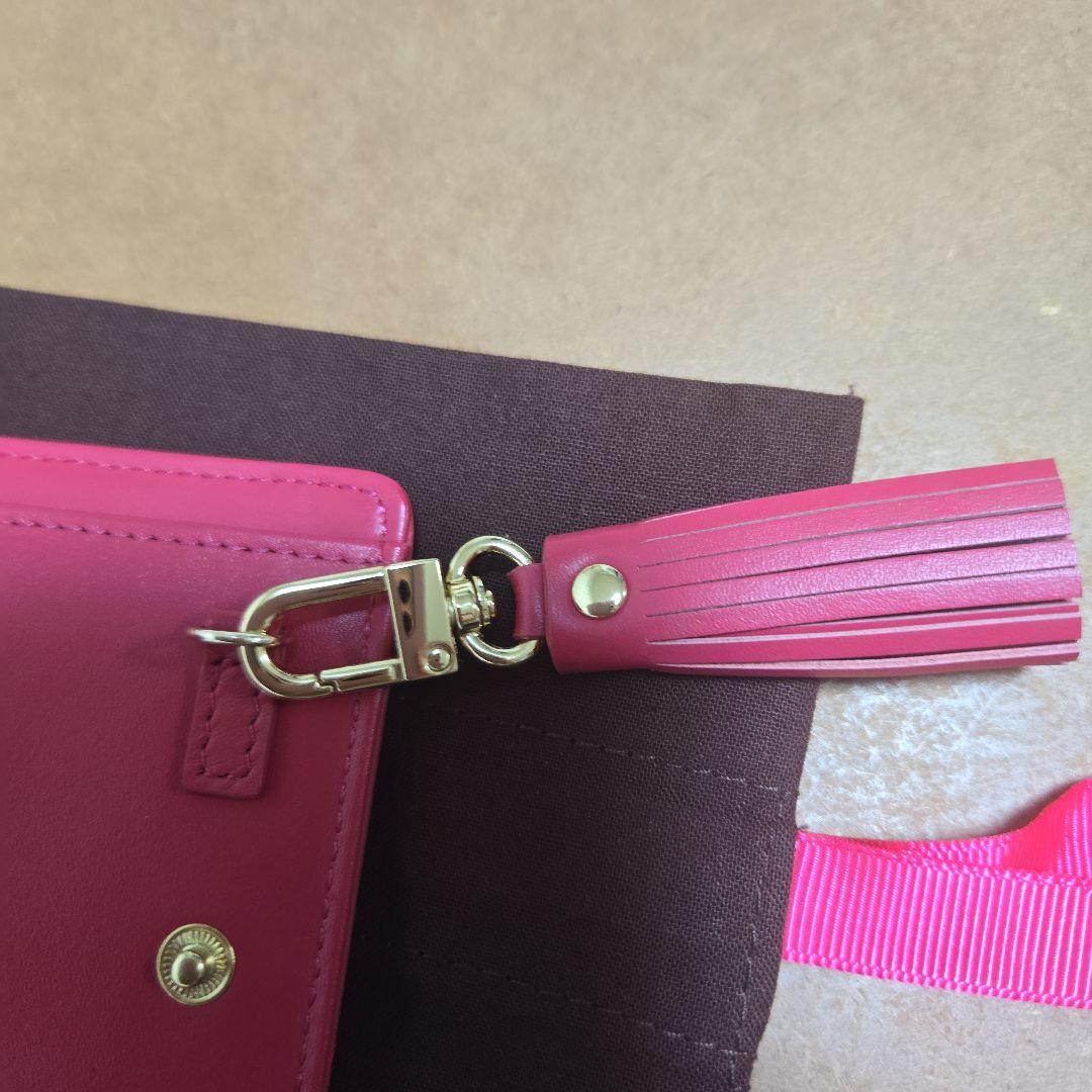 【新品】クレイサス　エクセ　 二つ折り財布 ピンク　スマート　190463