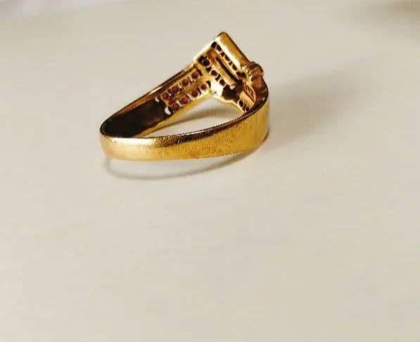 ルビーリング 指輪 K18(18金) 5.5グラム