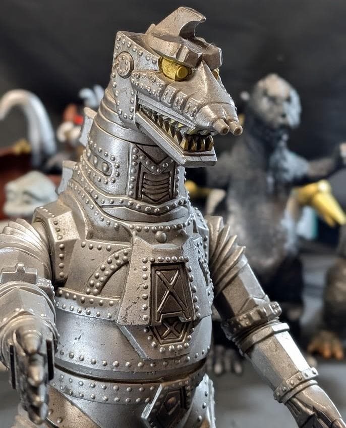 昭和ゴジラ・ミニラ・バラゴン・モゲラ・メカゴジラ他（バンダイ）ソフビ９体セット