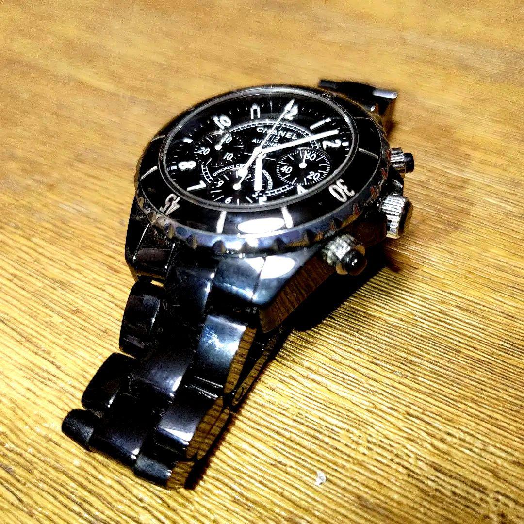 シャネル CHANEL J12 41mm クロノグラフ H0940 腕時計