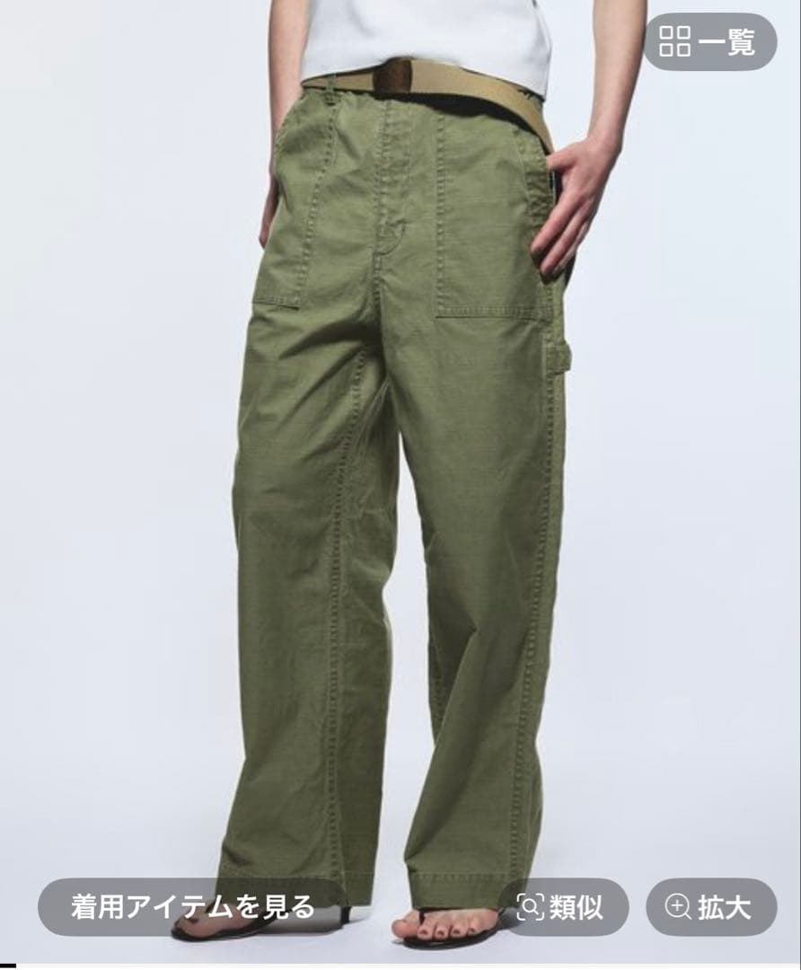 BRILL★ブリル★カーゴパンツ　カーキ　38