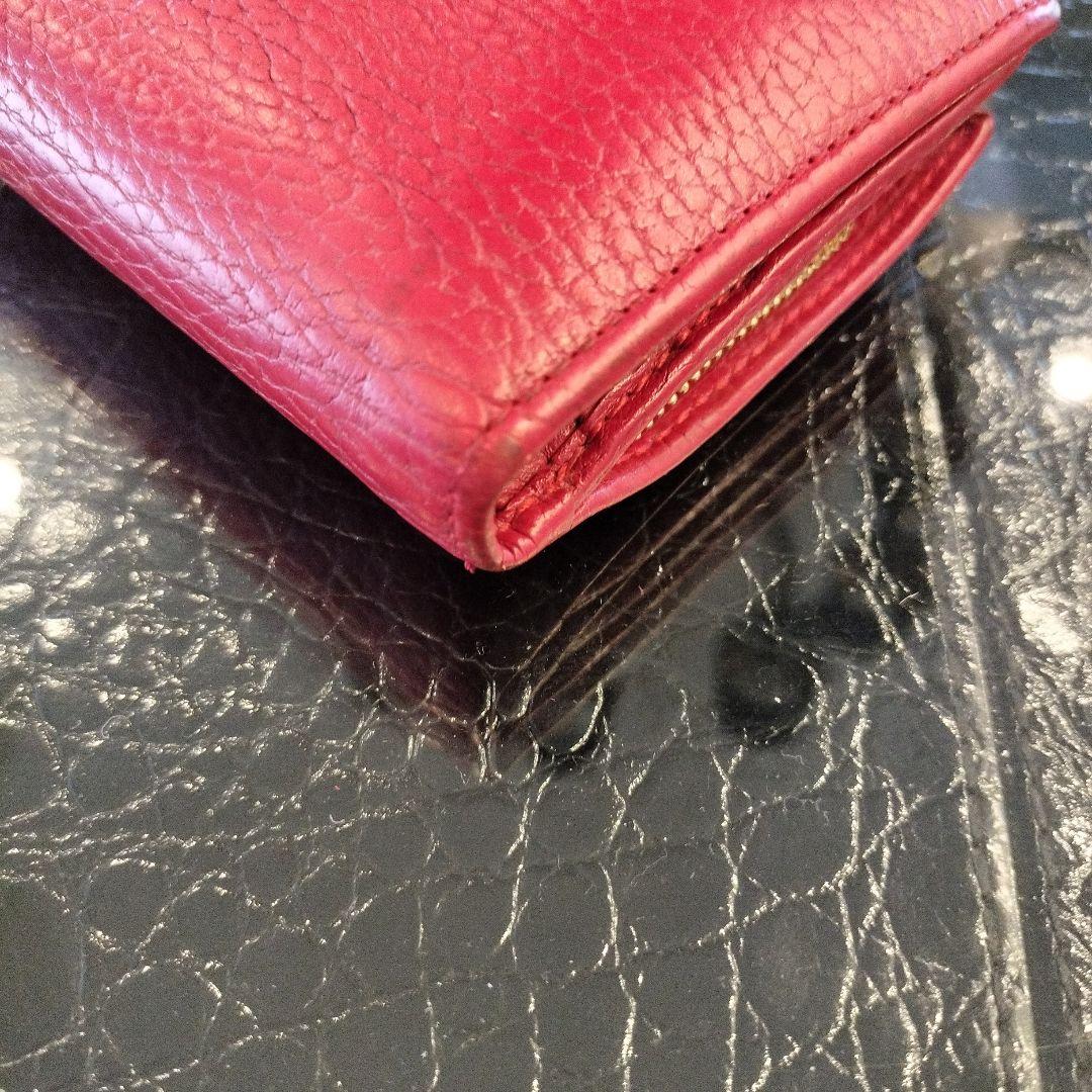 GUCCI GUCCI GG マーモント コンパクトウォレット レッド