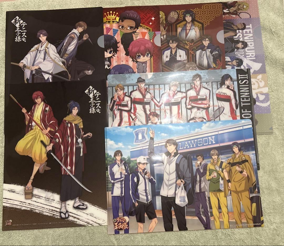 テニスの王子様　クリアファイル　缶バッジ　まとめ売り