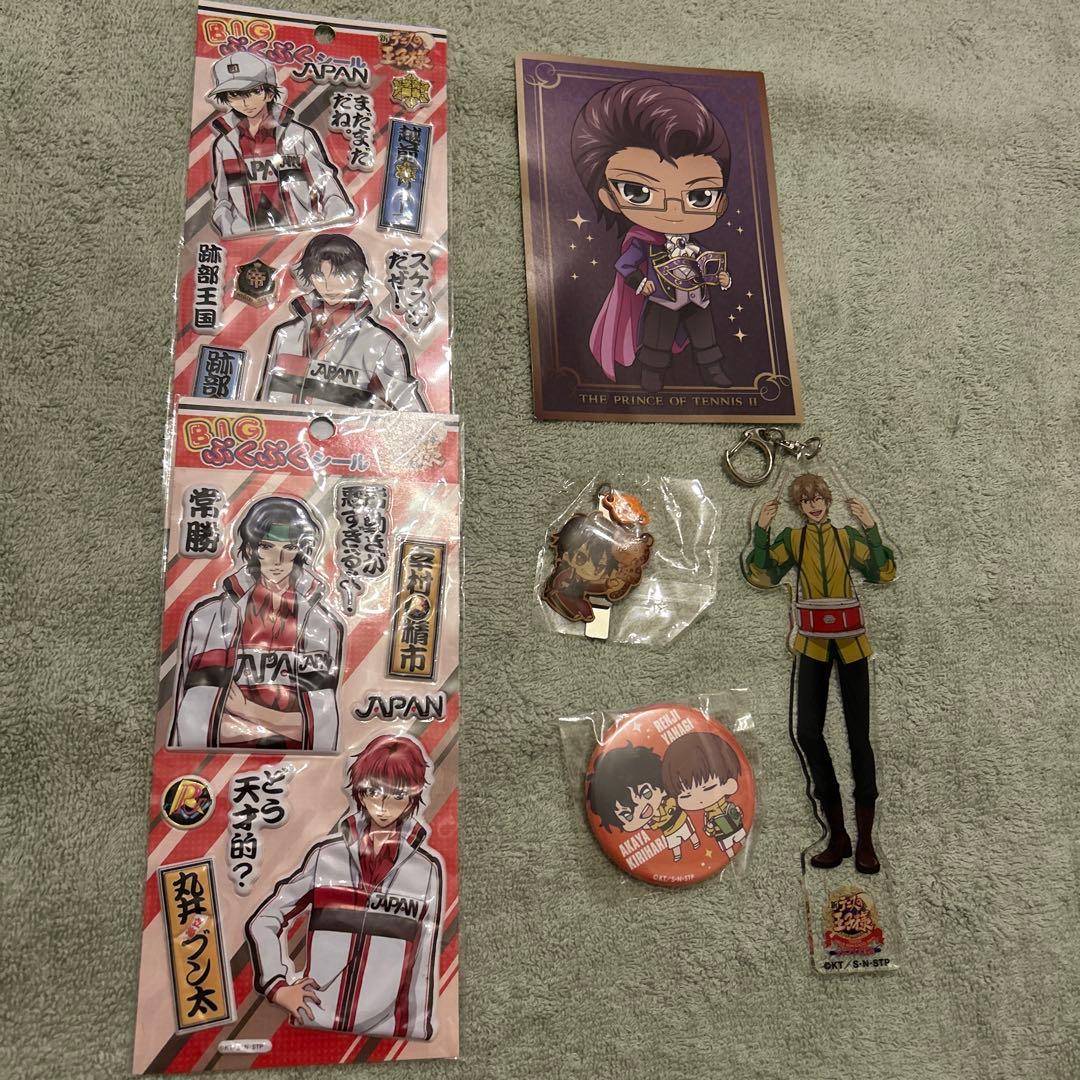 テニスの王子様　クリアファイル　缶バッジ　まとめ売り