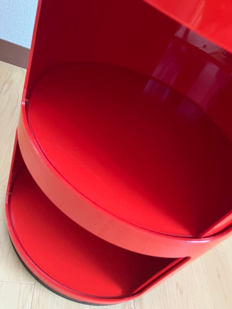 【美品】Kartell カルテル社　コンポニビリ3段 レッド