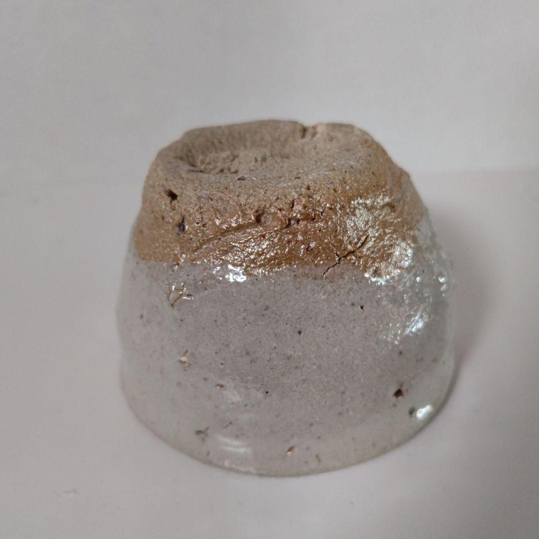 唐津焼き巨匠　田中佐次郎作品円相　絵唐津8.5×7.5口径6高さ　山瀬窯　新品