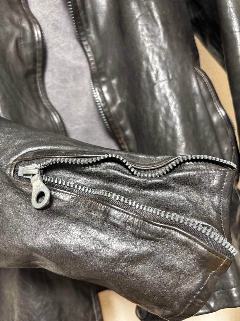 ISAMU KATAYAMA BACKLASH ベルギーショルダー　革ジャン