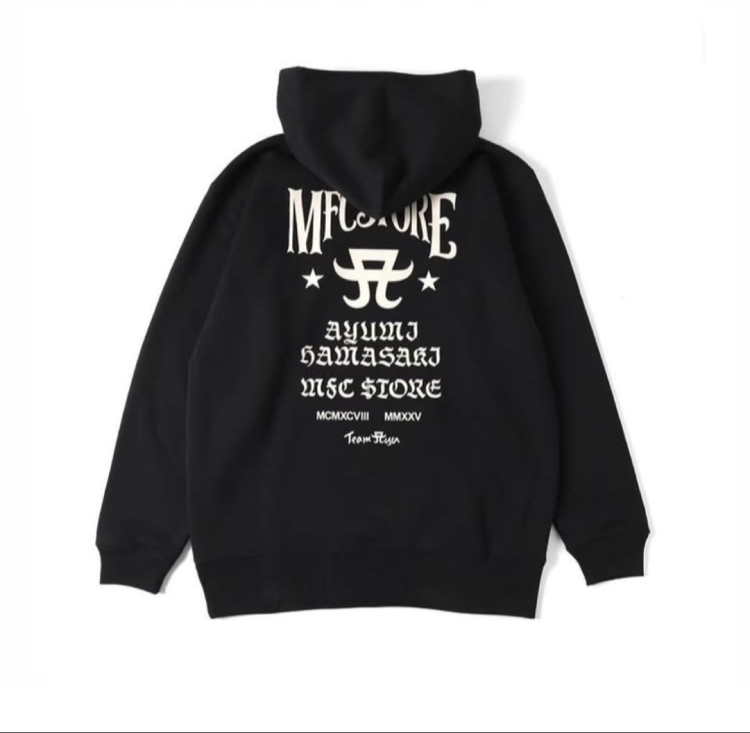 浜崎あゆみ　MFC STORE フーディー　パーカー　ブラック　M　仙台限定