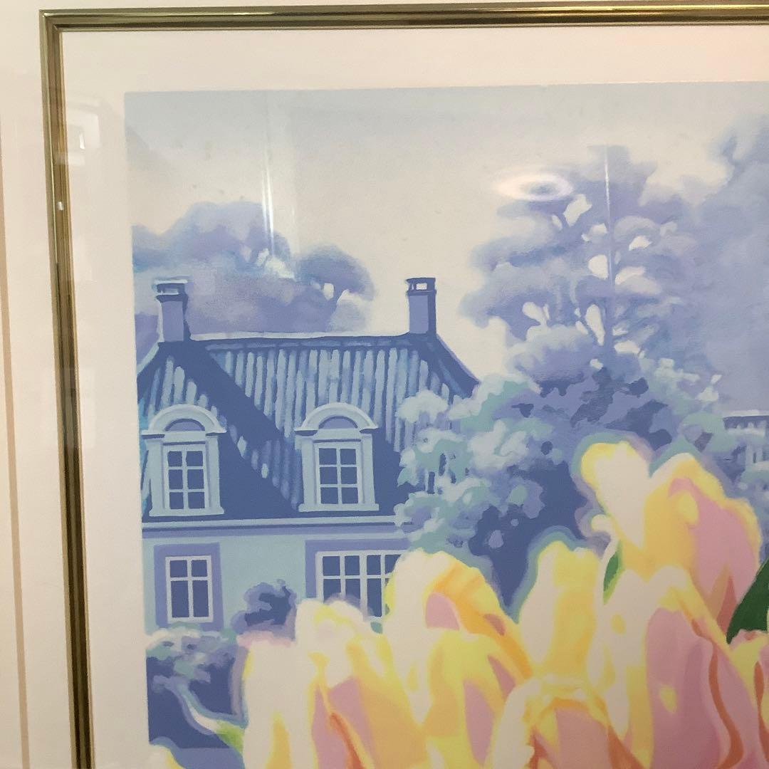 笹倉鉄平　ブルーメンス　シルクスクリーン　版画