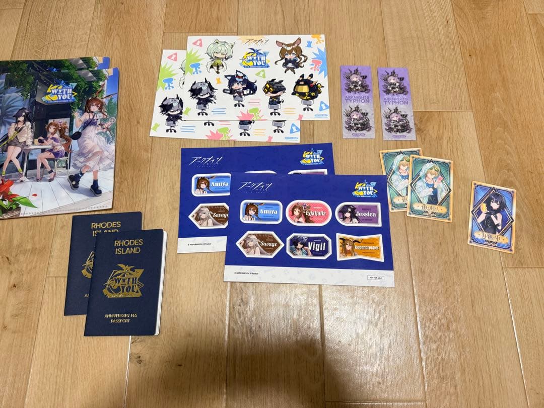 アークナイツ フェス 2024-2026ノベルティセット3年×2人分　値下げ可