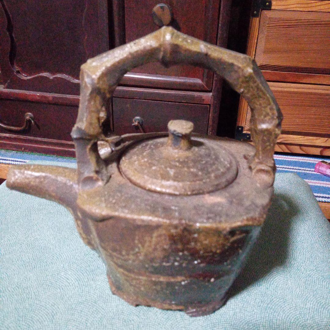 茶道具　備前焼　急須　水差し　竹内靖之