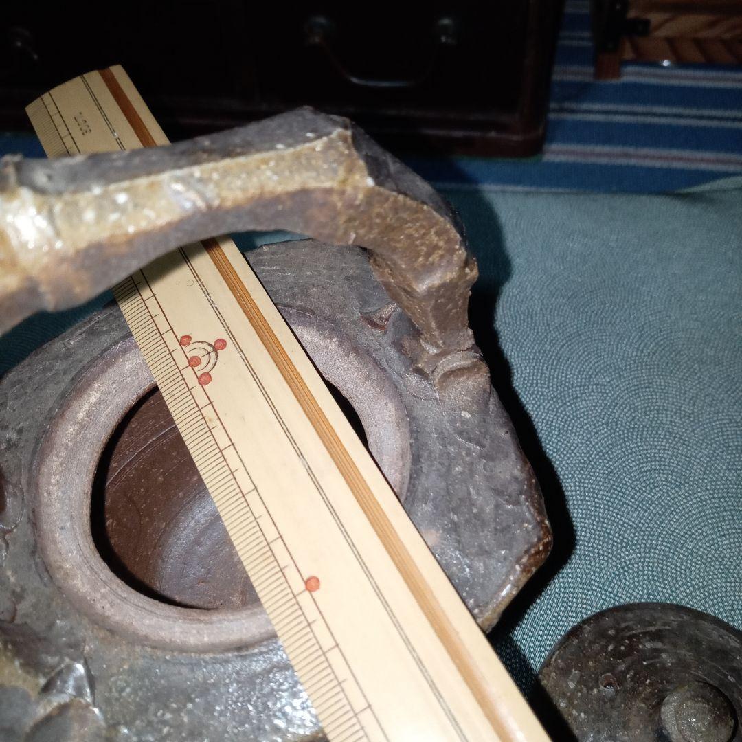 茶道具　備前焼　急須　水差し　竹内靖之