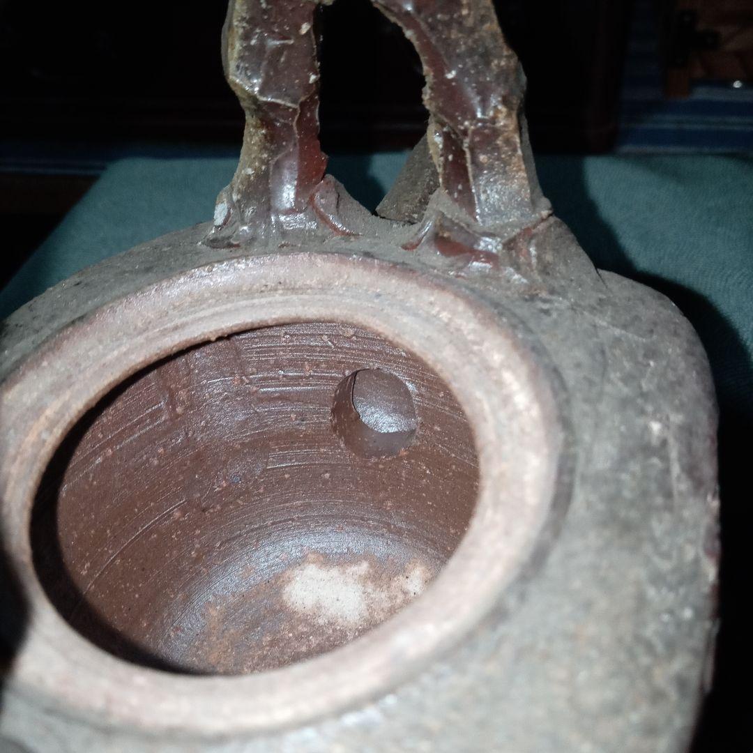 茶道具　備前焼　急須　水差し　竹内靖之